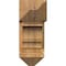 Ekena Millwork Balboa Arts and Crafts Rough Sawn Bracket w/ Offset Brace, Western Red Cedar, 8"W x 20"D x 20"H BKT0806X20X20BOA03RWR - alternate 3